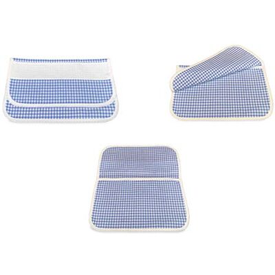 Tex family Kleuterschool tas geruit garen met Aida stof voor het borduren van de naam blauw Tex family Kleuterschool tas geruit garen met Aida stof voor het borduren van de naam blauw