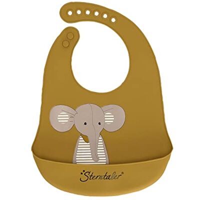 Sterntaler Unisex siliconen Eddy slabbetjes, middengroen, eenheidsmaat, middelgroen, Eén maat Sterntaler Unisex siliconen Eddy slabbetjes, middengroen, eenheidsmaat, middelgroen, Eén maat