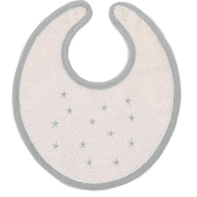BABIDU Unisex baby slabbetje, grijs, Runden BABIDU Unisex baby slabbetje, grijs, Runden