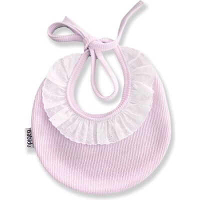 BABIDU Unisex baby slabbetje, roze, Runde 1 BABIDU Unisex baby slabbetje, roze, Runde 1