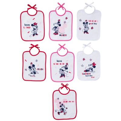 Babycalin Disney slabbetjes voor de geboorte, 7 stuks Babycalin Disney slabbetjes voor de geboorte, 7 stuks