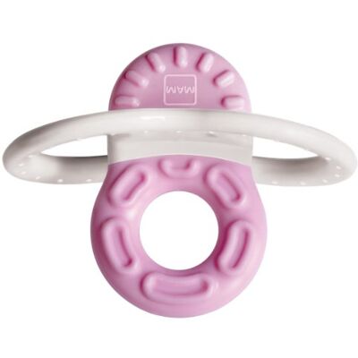 MAM Bite & Relax Phase 1 Mini bijtring, speciaal voor voortanden, extra klein en licht, vanaf 2 maanden, roze MAM Bite & Relax Phase 1 Mini bijtring, speciaal voor voortanden, extra klein en licht, vanaf 2 maanden, roze
