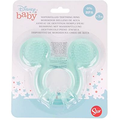 Stor Disney Mickey Mouse tandvleesmassage voor kinderen, gemaakt van BPA-vrij plastic, wasbaar en herbruikbaar, geschikt voor wasmachine en koelkast Stor Disney Mickey Mouse tandvleesmassage voor kinderen, gemaakt van BPA-vrij plastic, wasbaar en herbruikbaar, geschikt voor wasmachine en koelkast