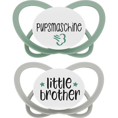 nip Butterfly 5-18 maanden Stijlvriendelijke, luchtdoorlatende babyfopspeen voor baby's. Duurzame fopspeen met zachte siliconen zuiger, incl. fopspeenbox 2 st., pupsmachine/kleine broer nip Butterfly 5-18 maanden Stijlvriendelijke, luchtdoorlatende babyfopspeen voor baby's. Duurzame fopspeen met zachte siliconen zuiger, incl. fopspeenbox 2 st., pupsmachine/kleine broer