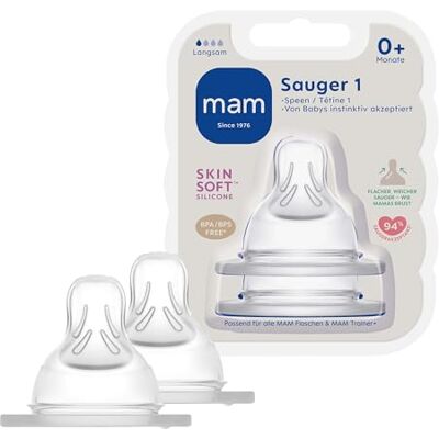 MAM Fopspenen 2 Stuks - Transparant MAM Fopspenen 2 Stuks - Transparant
