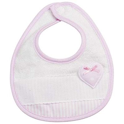 FILET slabbetjes, roze, 18 x 20 cm FILET slabbetjes, roze, 18 x 20 cm