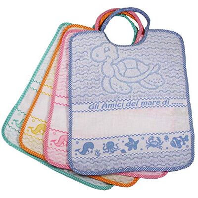 Bubabù BAV107 slabbetjes, 6 stuks Bubabù BAV107 slabbetjes, 6 stuks