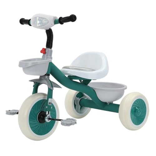 LSQXSS Driewieler voor peuters voor 3-5 jaar, rijden op driewielers met flexibel stuur, max. belasting 50 kg pedaaldriewielers, loopfiets-scooter, EVA-schuimwiel, verstelbare stoelen voor en achter