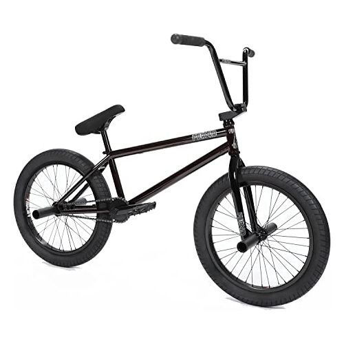 Fiend BMX Type A+ platte zwarte freestyle BMX-fiets, 21 inch TT