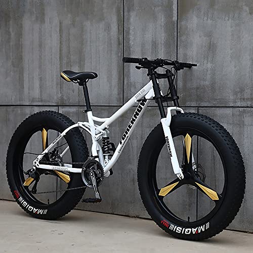 UJKDDDCC Mountainbike, 26 inch, trail-mountainbike voor volwassenen, fiets met 7/21/24/27/30 snelheden, hardtail mountainbike van staal met hoog gehalte