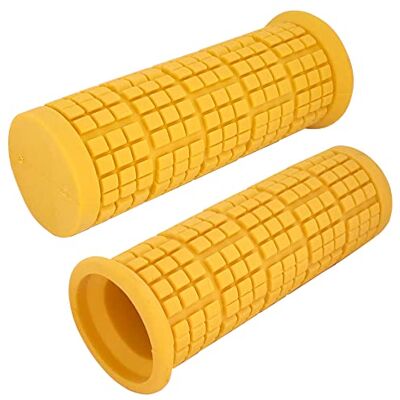 cyclingcolors Fietsgreep, comfort, 22 mm, 110 mm, antislip, mountainbike, stad, BMX, volwassenen, geel cyclingcolors Fietsgreep, comfort, 22 mm, 110 mm, antislip, mountainbike, stad, BMX, volwassenen, geel