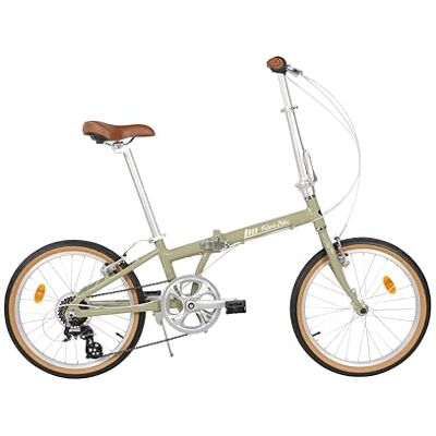 FabricBike Opvouwbare vouwfiets, Light Sand 7 Speed, 50,8 cm (20 inch) FabricBike Opvouwbare vouwfiets, Light Sand 7 Speed, 50,8 cm (20 inch)