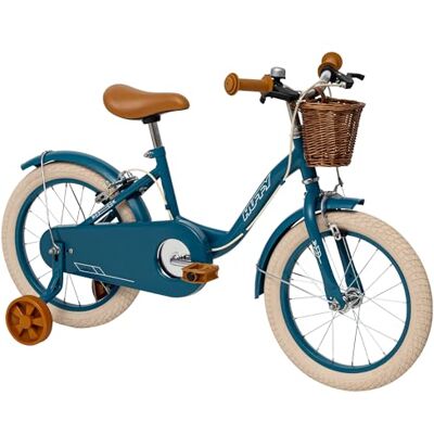 Huffy Vintage 16" Kinderfiets, voor 5-7 jaar, blauw Huffy Vintage 16" Kinderfiets, voor 5-7 jaar, blauw