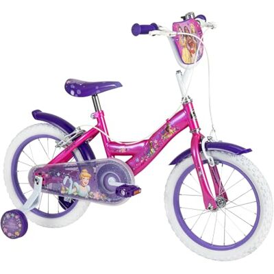 Huffy Disney Princess Kinderfiets 16 inch met zijwieltjes, terugtraprem, stalen frame Huffy Disney Princess Kinderfiets 16 inch met zijwieltjes, terugtraprem, stalen frame