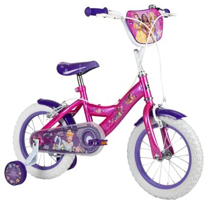 Huffy Disney Princess Kinderfiets 14 inch met zijwieltjes, terugtraprem, stalen frame Huffy Disney Princess Kinderfiets 14 inch met zijwieltjes, terugtraprem, stalen frame