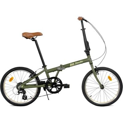 FabricBike Folding vouwfiets Alloy Frame Single Speed 3 Kleuren (Cayman Green 7 SPEED) FabricBike Folding vouwfiets Alloy Frame Single Speed 3 Kleuren (Cayman Green 7 SPEED)