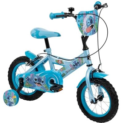 Huffy Disney Stitch Kinderfiets 12 inch met zijwieltjes, terugtraprem, stalen frame Huffy Disney Stitch Kinderfiets 12 inch met zijwieltjes, terugtraprem, stalen frame