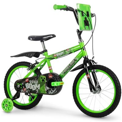 Huffy Minecraft 16" kinderfiets voor 5-7 jaar Groen Huffy Minecraft 16" kinderfiets voor 5-7 jaar Groen