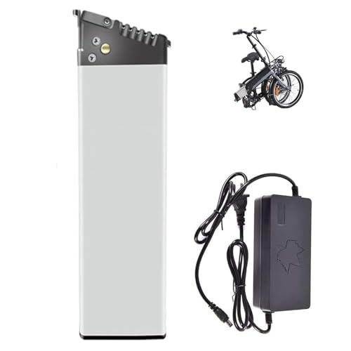 GeRRiT 36V 10Ah 12Ah / 48V 7,5Ah 9Ah Opvouwbare Elektrische Fietsbatterij,36V / 48V Elektrische Fietsbatterij,Voor 500W 350W 200W Elektrische Fietsmotor Met Oplader,48V 9Ah