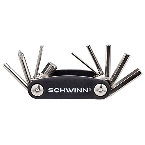 Schwinn 9-in-1 fietsreparatieset, zwart/zilver