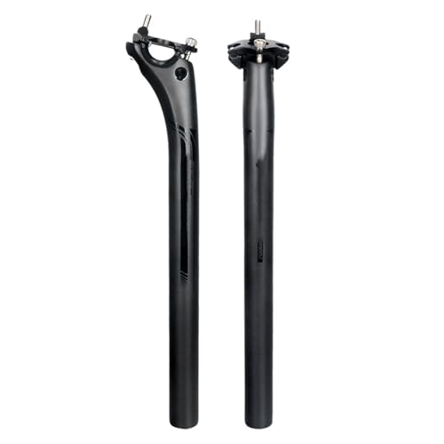 YLME Fiets Zadelpen, MTB-Racefiets Zadelpen Met Hoge Sterkte 27,2/30,8/31,6 Mm Koolstofvezel Fietszadelpen Voor MTB-Racefiets,31.6,400mm