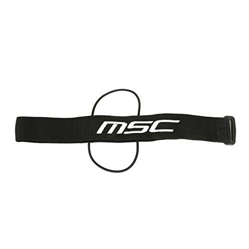 MSC Bikes MSCSTRAP klittenband voor bevestiging van camera's en gereedschappen, zwart