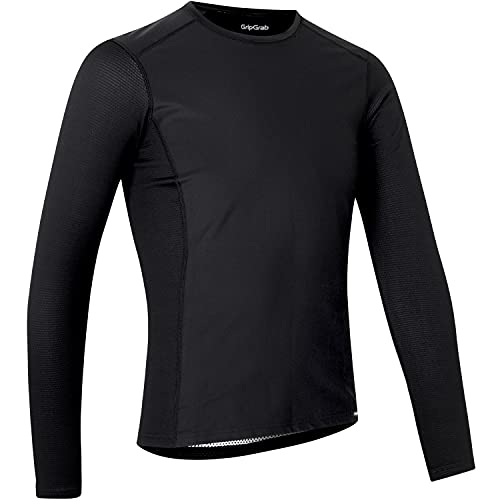 GripGrab Windafwijzend  Ondershirt met Lange Mouwen voor op de Fiets Anti Geur Wielersport Winter Ondershirt met Lange Mouwen