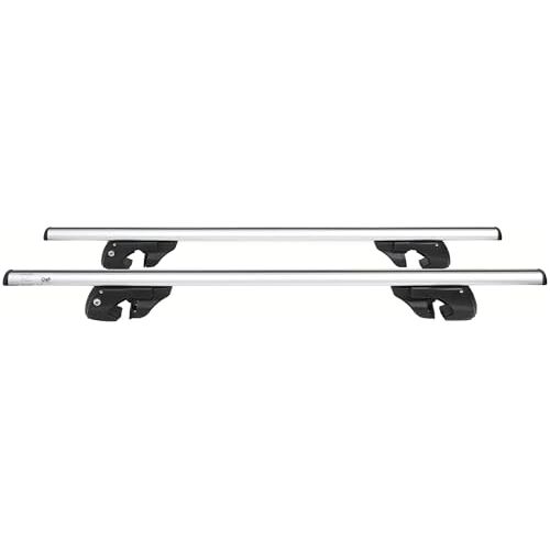 Fischer 18096 Aluminium raildrager Topline L, afsluitbaar, voor fietsendrager, dakkoffer, skihouder, lengte: 1,20 m