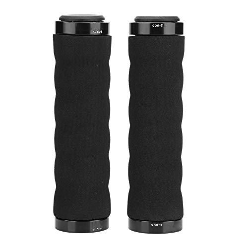 Pilipane Fiets Mtb Bmx Antislip Comfortabele Spons Stuur Bar Vergrendeling Grips Mountainbike Racefiets Bar(zwart), Fiets Grip,