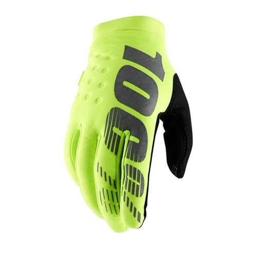 100% Brisker handschoenen voor volwassenen, neon geel, S
