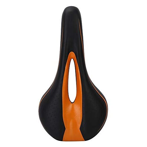 Dioche Fietsstoeltje Oranje Fietsstoeltje Pvc Pu IJzeren Boog Weg Mountainbike Zadel Zacht Comfortabel Zitje Fiets Sory