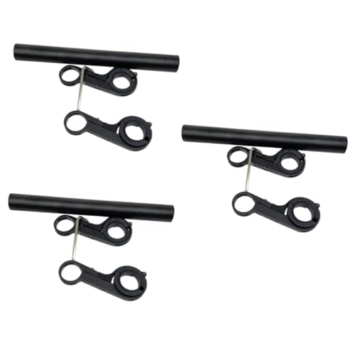 Yardwe Fietsstuur 3Pcs Stuur Uitbreiding Fiets Stuur Extender Handige Uitbreiding Rack Professionele Uitbreiding Rack Handig Stuur Extender Uitbreiding Frame Aluminium Mountainbike