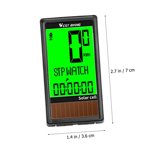 GANAZONO 1 St 5 snelheidsmeter snelheidsmeter snelheidsmeter kilometerteller fiets snelheidsmeter fiets stopwatch bedankkaartjes fiets kilometerteller draadloze computer Tachymeter