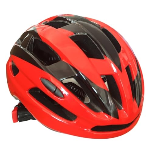 ZQJYMXM Allround Fietshelm Outdoor Veiligheidshelmen Fietshelmen Racefietshelmen Fietshelmen For Dames En Heren Fietshelm (Color : Red, Size : A)