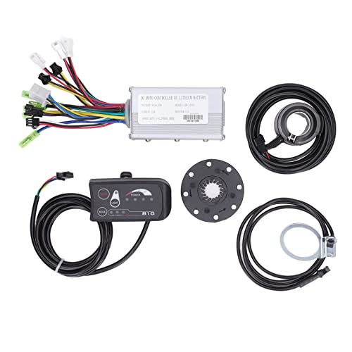 Keenso Elektrische Fiets Conversie Kit, 36V 48V 15A Fiets Motor Controller Elektrische Fiets Speed Controller Kit met S810 Paneel voor 250W 350W Motor E-bike conversie accessoires