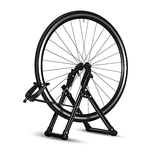 AYNEFY Fietsmontagestandaard fiets reparatiestandaard centreerstandaard robuust fietsonderhoud zware belasting velgreparatiesteun voor e-bike enkele fiets mountainbike, 16-29 inch