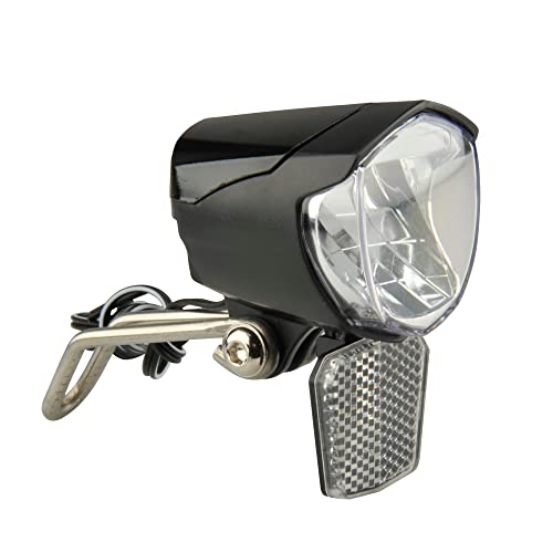 Fischer Fiets Dynamo Led-voorlicht 70 Lux, met automatische verlichting en parkeerlicht, StVZO-goedgekeurd