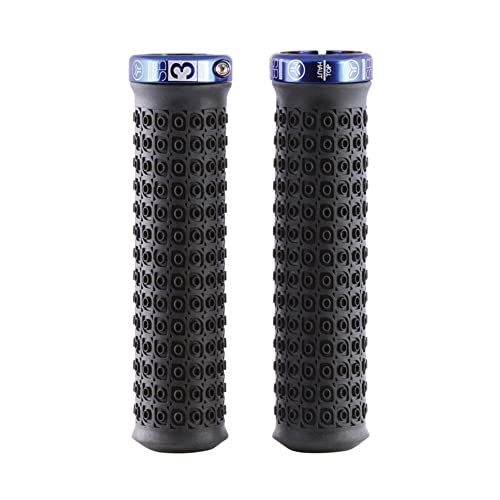 SB3 Kraken Grips – fietshandgrepen – ultralicht – hoog comfort – bevestiging door lock-on – zwart/blauw