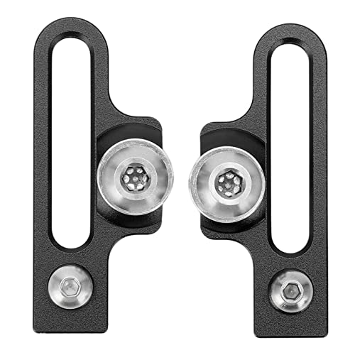 SPYMINNPOO Aluminium Fiets C-klem Remblokverlenging Remklauwadapter voor Racefietsen, Materiaal van Aluminiumlegering, Past op 55 Mm Vervangbare Remlijm (BLACK)