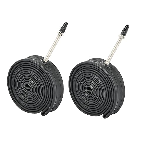 Tlily 2 stuks 700 x 28-32C bandenset voor racefiets met 60 mm Presta-ventiel voor racefietsen