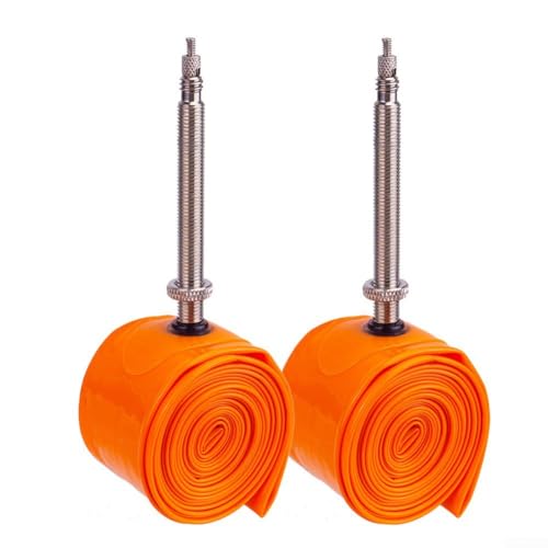 UTTASU Ultralight 24g TPU Racefiets Binnenband 700C Fietsband Oranje FV Klep Geschikt voor Racefiets 700 X 18 32C (1 STKS FV45mm)