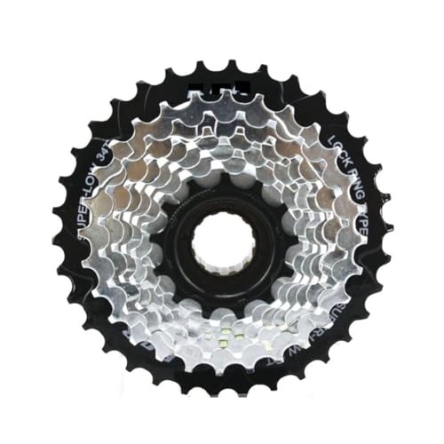 EALLEN Snelheidscassette, Fiets Vrijloop MTB Vrijloop 8-speed -34T Positionering Fiets Vrijloop, Zilver Positionering Vrijloop Fiets Vrijloop