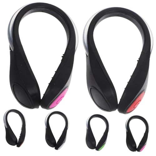 Yardwe 12 Stuks looplichten geleide accessoires nachtloopwerk LED fiets veiligheidslicht clip veiligheidsverlichting voor hardlopers flash lopende uitrusting huisdier clip licht plastic