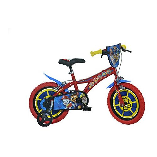 Dino Bikes 614-PW Paw Patrol Bike, rood, 14 inch