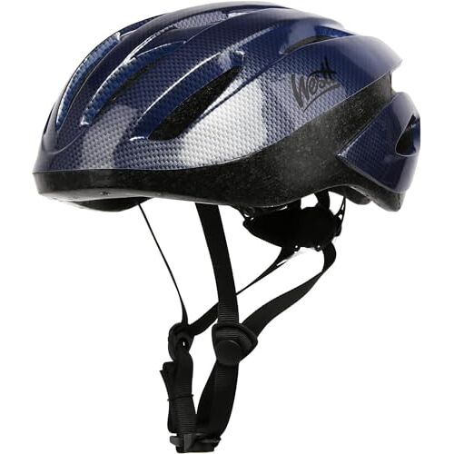 Westt Road fietshelm, fietshelm voor dames en kinderen, fietshelm met licht, ademende fietshelm, mountainbike helm, MTB-helm, e-bike helm, racefietshelm, blauw