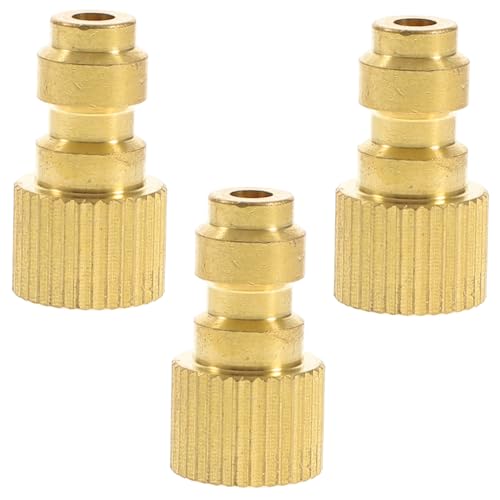 Holibanna 3 Stuks Banden Luchtpomp Schrader Ventiel Adapter Pomp Naald Adapter Auto Inflator Automatische Bandenpomp Draagbare Bandenpomp Luchtpomp Voor Banden Auto Kit Fiets Opblaasbaar