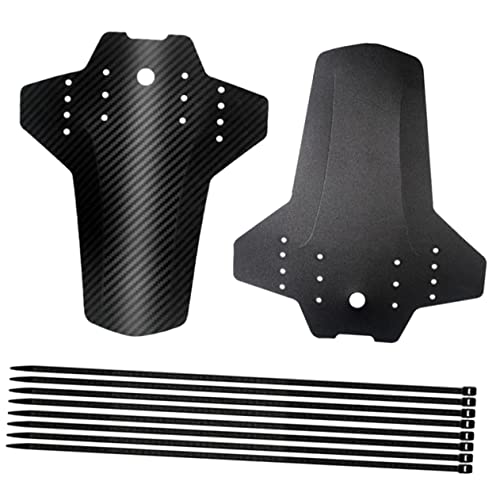 SUPVOX 1 Set fiets spatbord mtb spatbord voor en achter fietsen spatbord tegen spatten praktisch fietsspatbord spatbord voor fietswiel stevig fietsspatbord voor en na touw gesp plastic