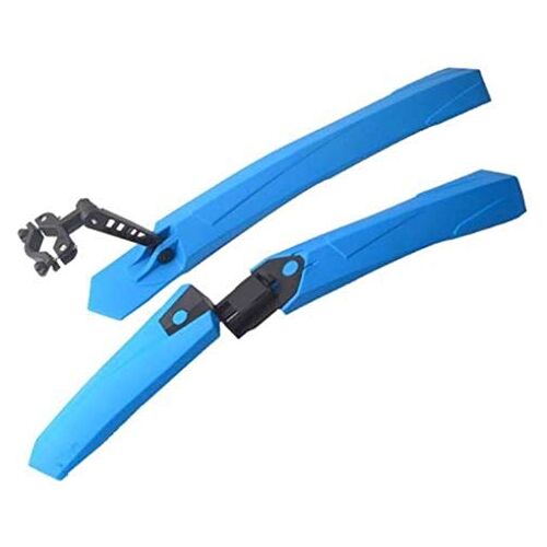 ELTOX Fietsspatborden, fietsspatborden 2 stuks fietsen mountainbike fiets voorspatbord achterspatbord spatbord spatbord set voor MTB racefiets vleugels (kleur: blauw)