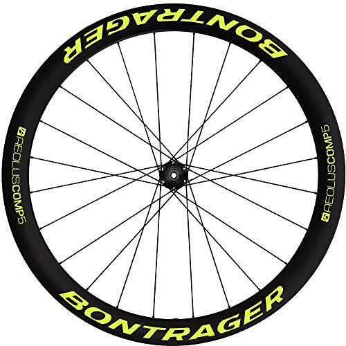 PEGATINEA Bontrager Aeolus Comp 5 WH63 Fietsvelgsticker, fluorgeel