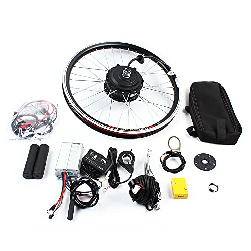 WOQLIBE E-bike ombouwset 20 inch E-fiets ombouwset elektrische fiets conversie kit elektrische fiets ombouwset voorwiel 36 V 250